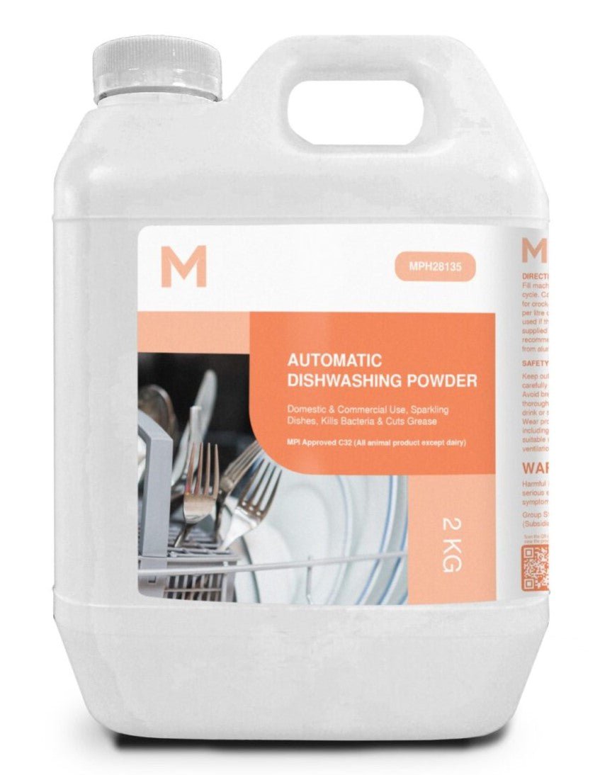 Automatic Dishwashing Powder - White, 2.0kg Refill Bottle - Essential Supplies - Kitchen Care