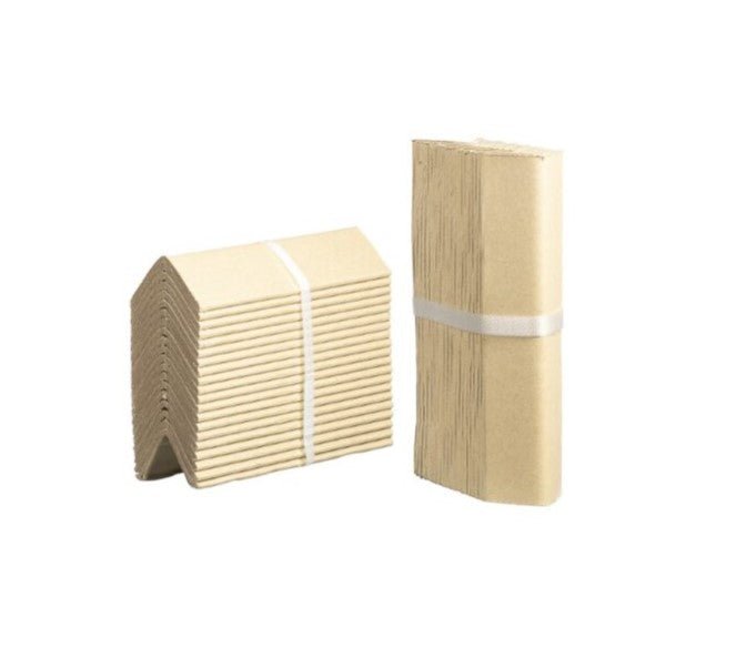 Cardboard Corner Board - Brown, 50mm x 50mm x 4mm x 250mm - 20 Boards - Essential Supplies - Corner Boards