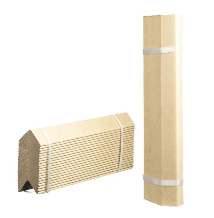 Cardboard Corner Board - Brown, 50mm x 50mm x 4mm x 500mm - 20 Boards - Essential Supplies - Corner Boards