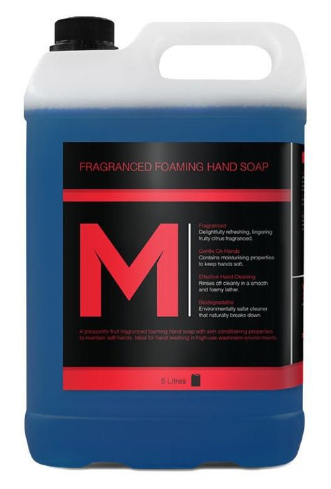 Fragranced Foaming Hand Soap - Clear, 5L Refill Bottle - Essential Supplies - Hand Care