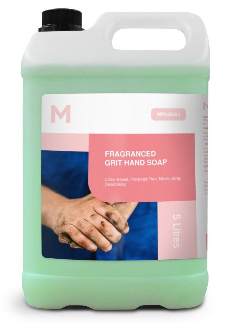 Fragranced Grit Hand Soap - Green, 5L Refill Bottle - Essential Supplies - Hand Care