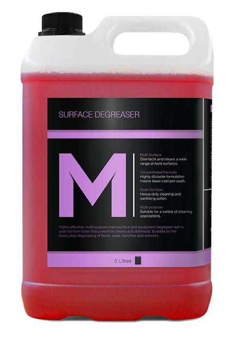 Heavy Duty Surface Degreaser - Red, 5L Refill Bottle - Essential Supplies - Heavy Duty Surface Care
