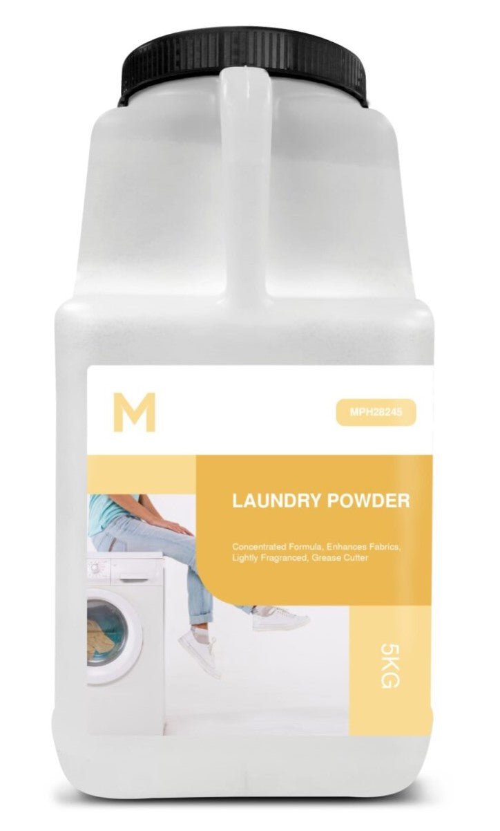 Laundry Powder - White, Oxygenated, 4.0kg Refill Bottle - Essential Supplies - Laundry Care