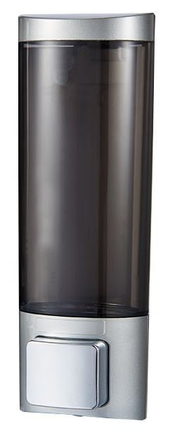 Liquid Wall Dispenser - Silver, 500ml Capacity - 1 Dispenser - *For Hotels/Motels - Essential Supplies - Wall Dispensers