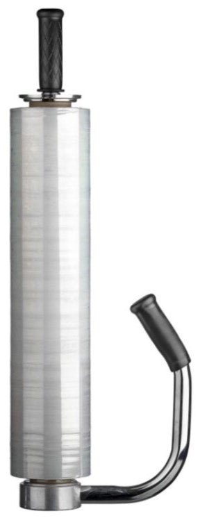 Metal Stretch Film Dispenser - Silver, Fits: 300mm - 500mm Rolls - 1 Dispenser - Essential Supplies - Stretch Film Dispensers