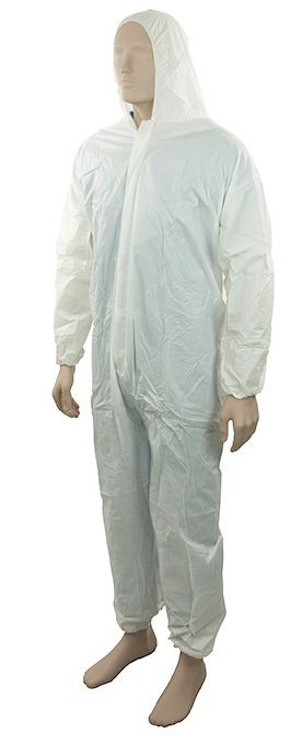 Microporous Coverall Type 5/6 - White, 3XL, 55gsm - 16 Pieces - *Water Resistant Coverall - Essential Supplies - Microporous Coveralls