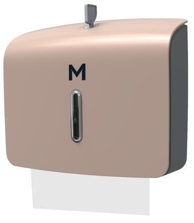 Mini Slimfold Towel Dispenser - Gold, 300 Sheet Capacity - 1 Dispenser - Essential Supplies - Folded Towel Dispensers