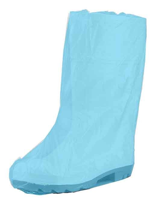 Polyethylene Boot Covers - Blue, 510mm x 70mu - 250 Pieces - Essential Supplies - Foot Protection