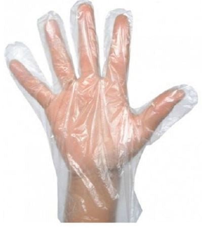 Polyethylene Gloves - Clear, S - M, 240mm Cuff, 1.0g - 5000 Gloves - Essential Supplies - Plastic Gloves