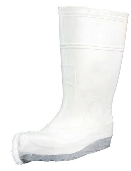 Polypropylene Shoe Covers - White, 200mm x 400mm, 25gsm - 600 Pieces - Essential Supplies - Foot Protection