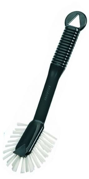 Radial Dish Brush - Black, Front Scraper - Essential Supplies - Kitchen Brushes