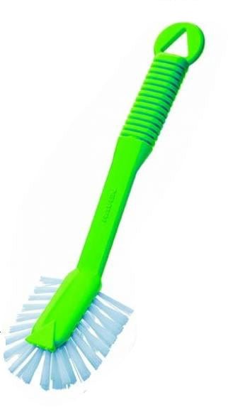 Radial Dish Brush - Green, Front Scraper - Essential Supplies - Kitchen Brushes
