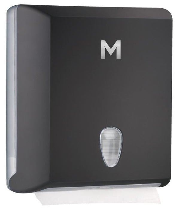Regular Slimfold Dispenser - Black, 450 Sheet Capacity - 1 Dispenser - Essential Supplies - Folded Towel Dispensers