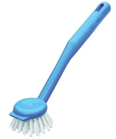 Standard Dish Brush - Blue, Front Scraper - Essential Supplies - Kitchen Brushes